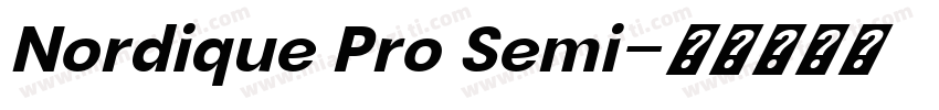 Nordique Pro Semi字体转换